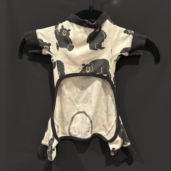 2 Lazy One dog t-shirts Bear & Stripes + SimplyDog Camo Jacket, size M - Picture 7 of 12